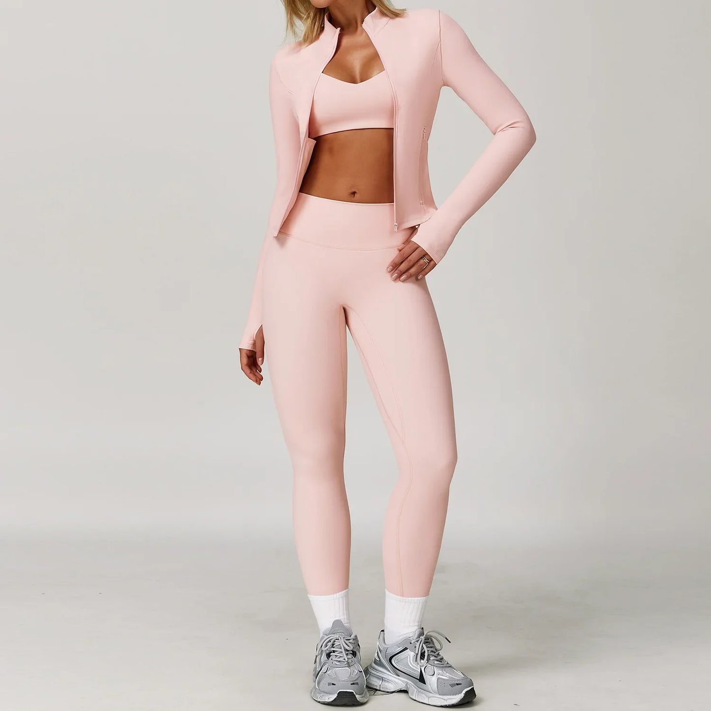 Women’s 2/3-Piece Sports Set – Stylish & Comfortable for Yoga & Running