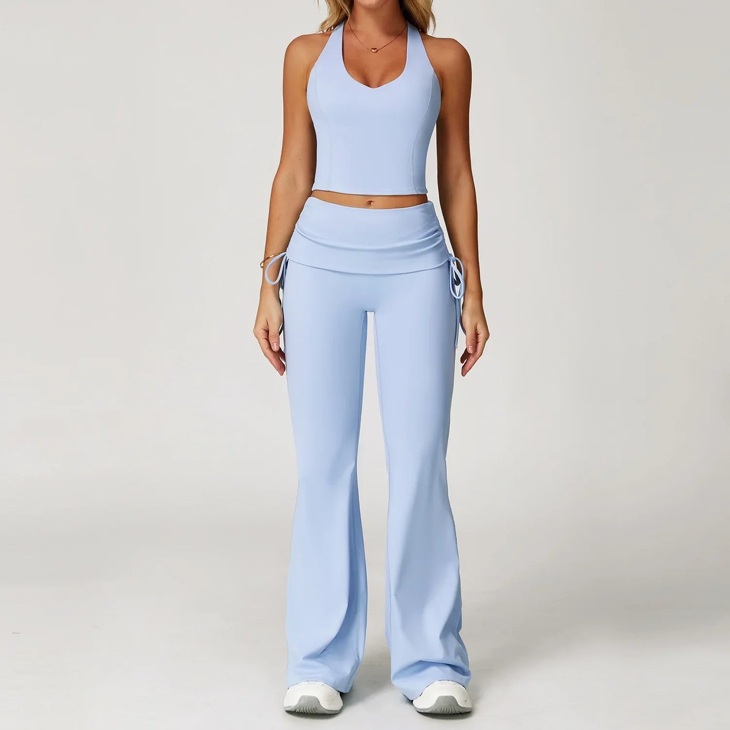 Women’s 2-Piece Yoga Set – High Waist Leggings & Sports Bra