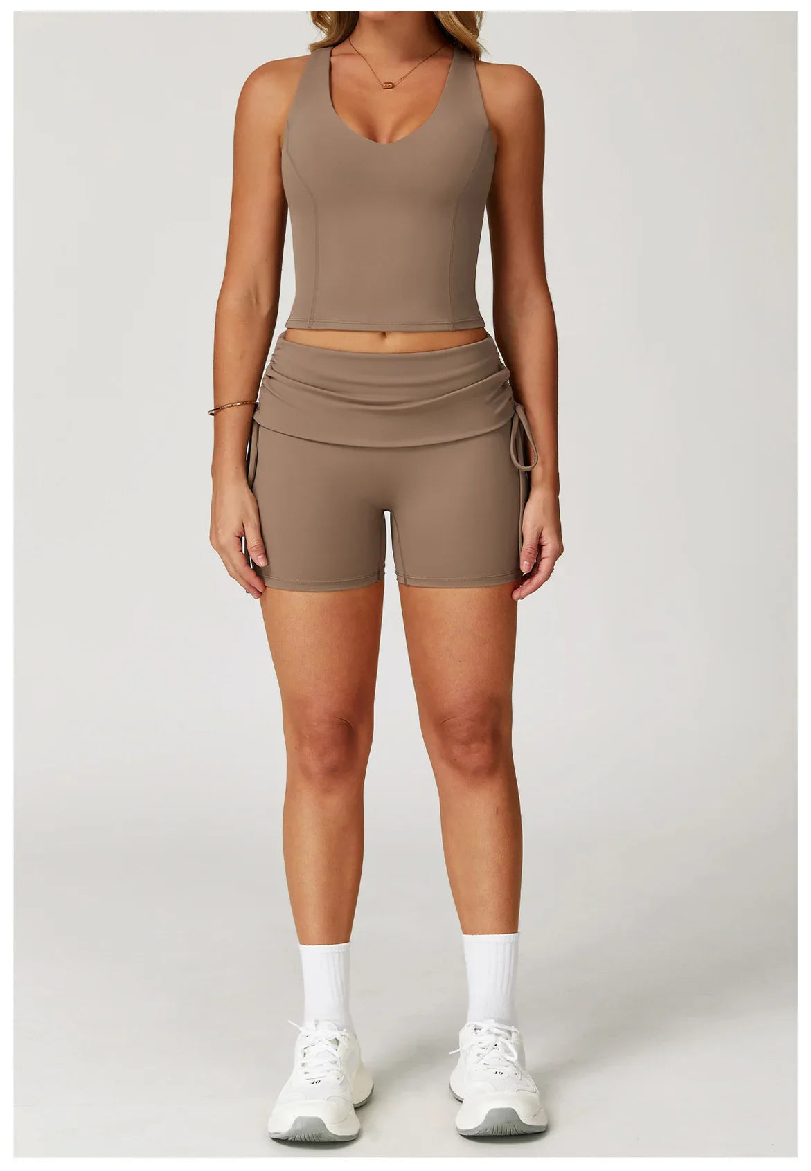 Women’s 2-Piece Yoga Set – High Waist Leggings & Sports Bra