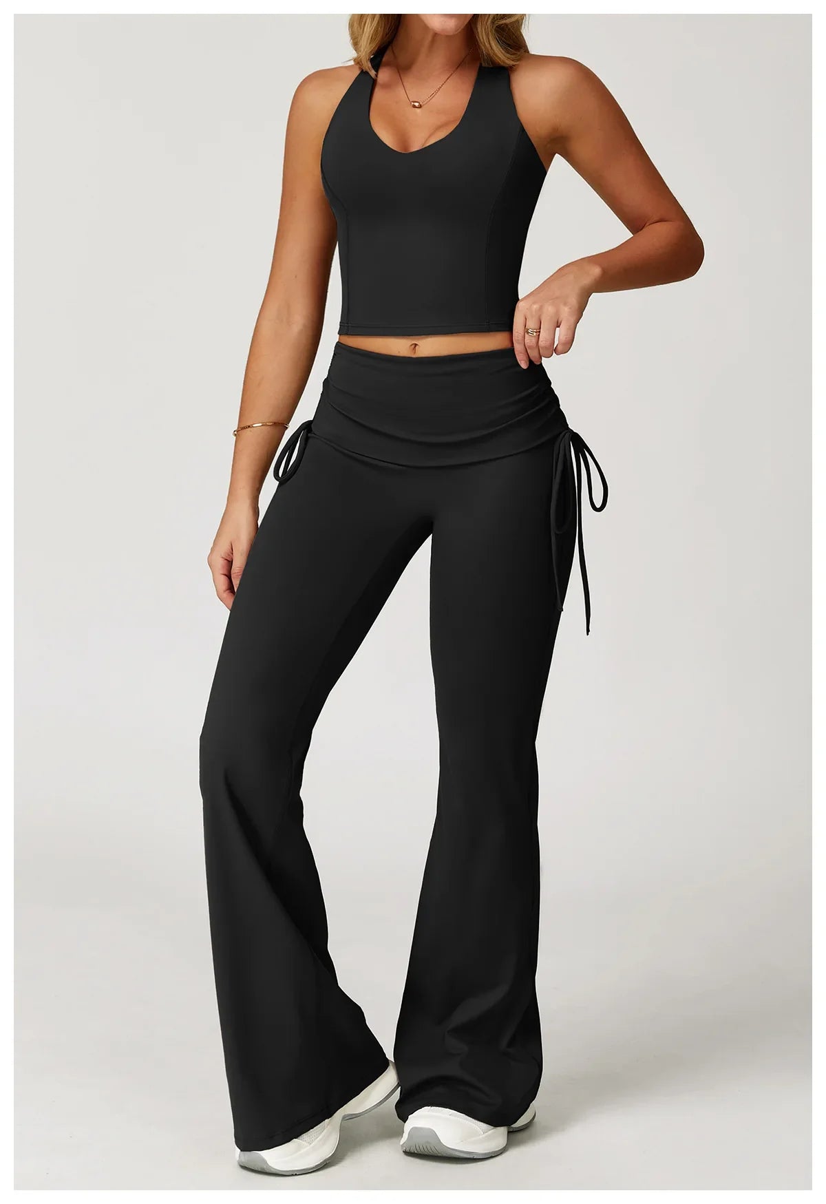 Women’s 2-Piece Yoga Set – High Waist Leggings & Sports Bra