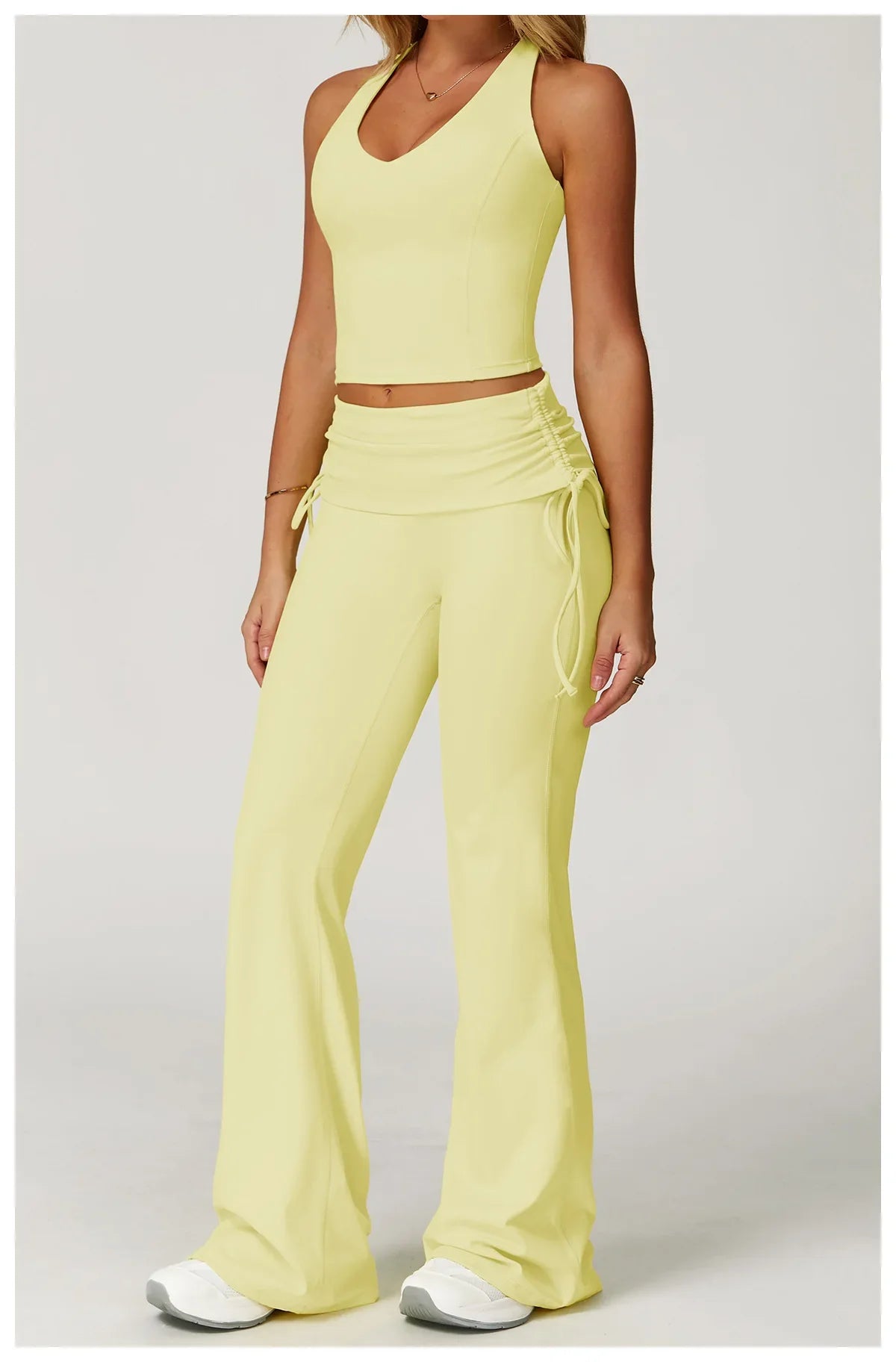 Women’s 2-Piece Yoga Set – High Waist Leggings & Sports Bra