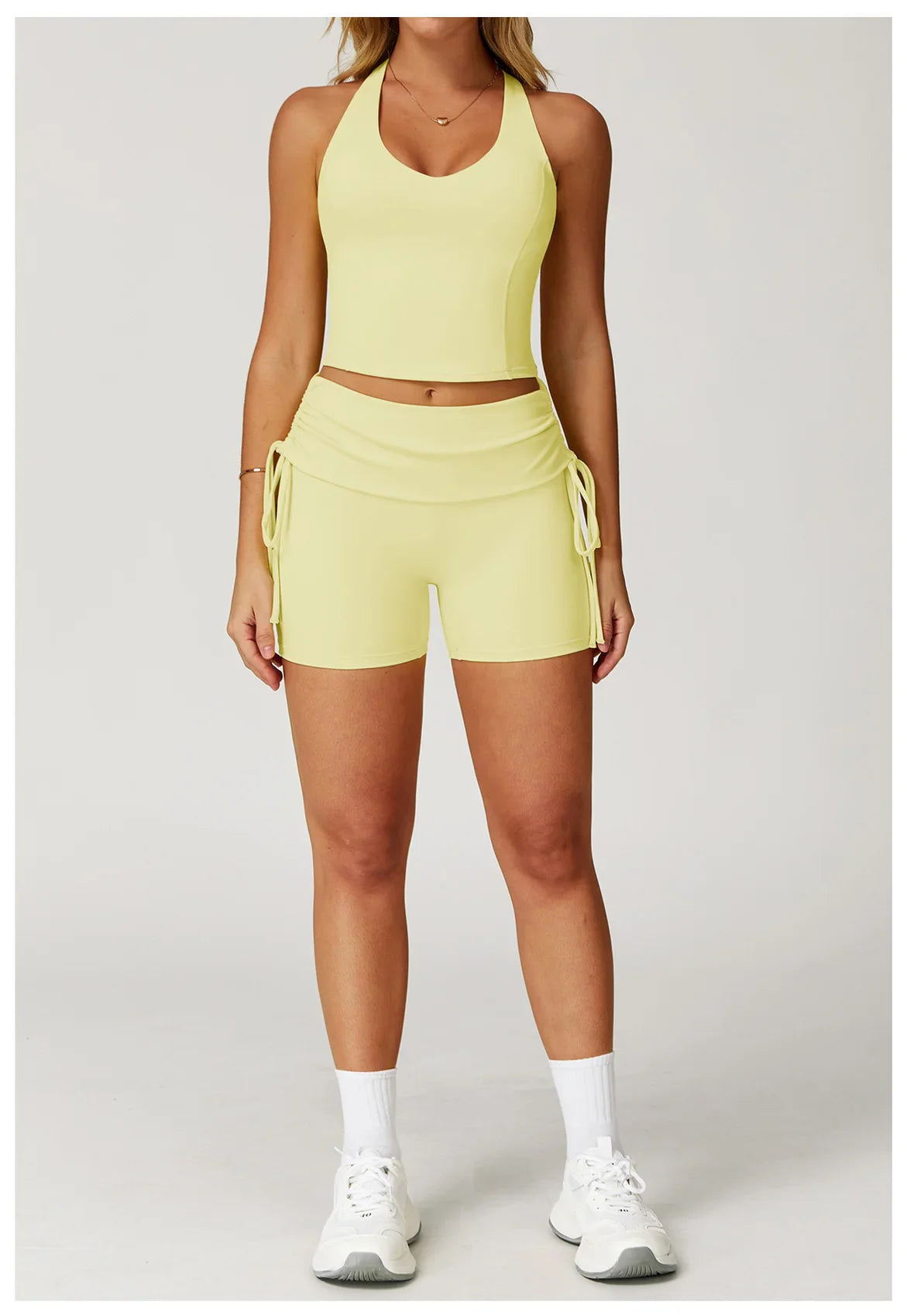 Women’s 2-Piece Yoga Set – High Waist Leggings & Sports Bra