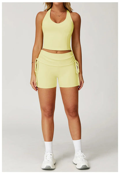 Women’s 2-Piece Yoga Set – High Waist Leggings & Sports Bra