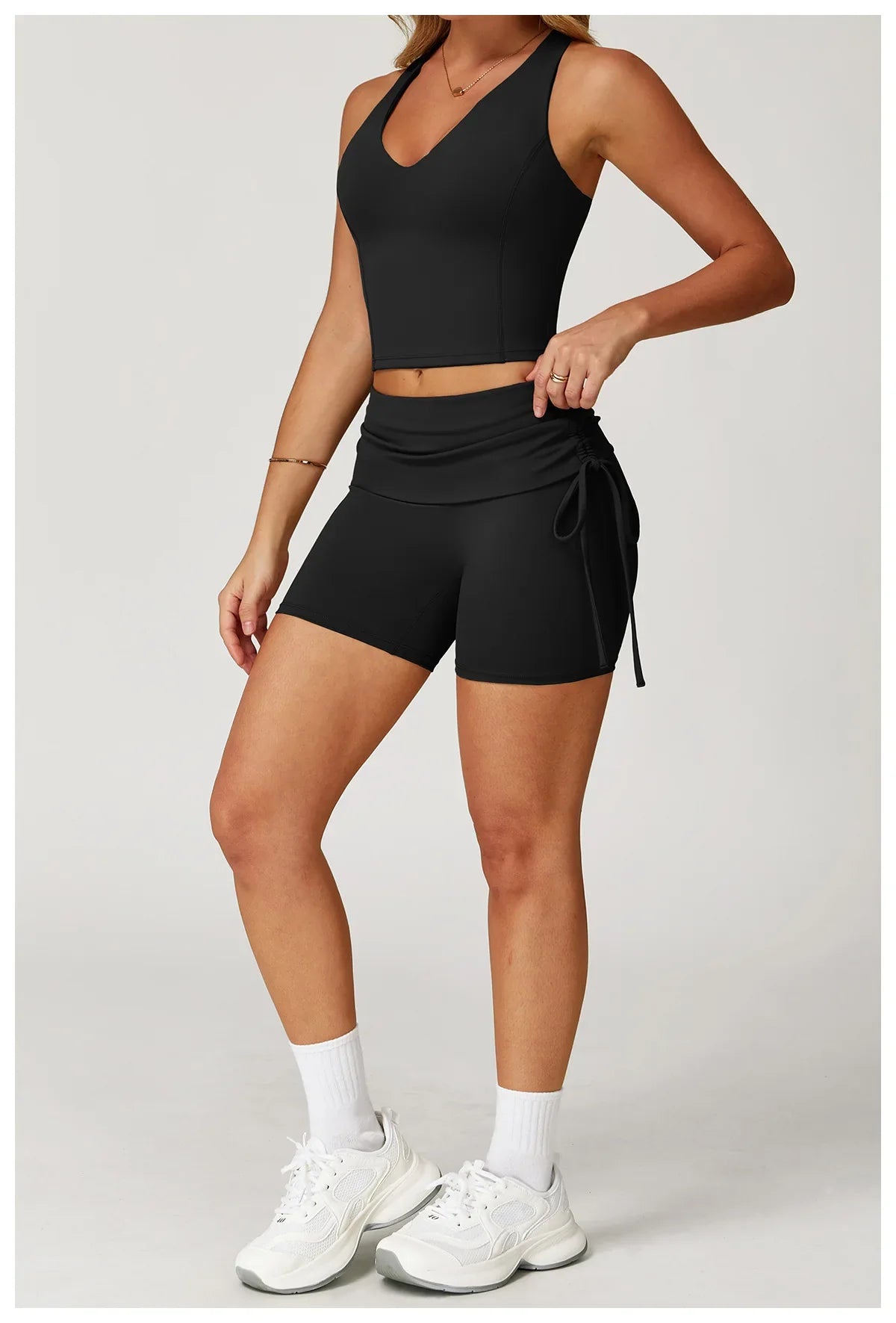 Women’s 2-Piece Yoga Set – High Waist Leggings & Sports Bra