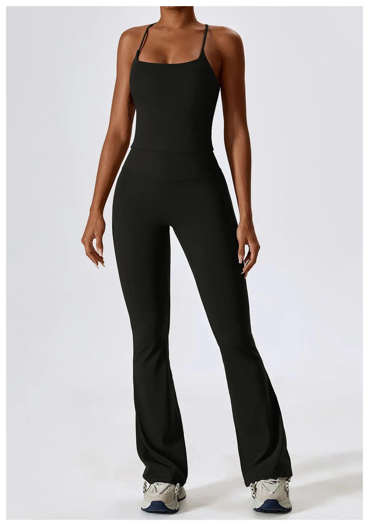 Women's Seamless 2PCS Yoga Set – Long Sleeve Crop Top & Leggings