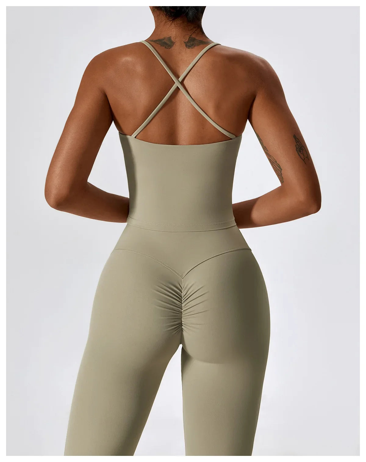 Women's Seamless 2PCS Yoga Set – Long Sleeve Crop Top & Leggings