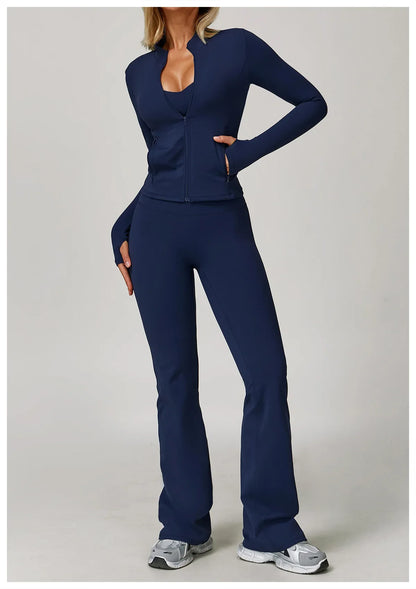 Women’s 2/3-Piece Sports Set – Stylish & Comfortable for Yoga & Running