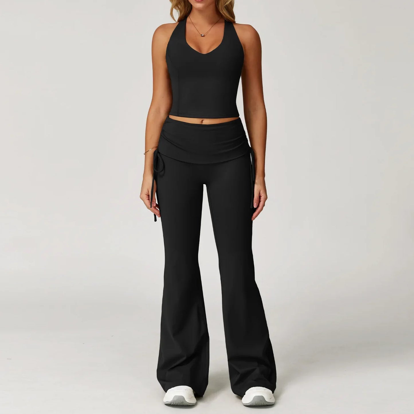 Women’s 2-Piece Yoga Set – High Waist Leggings & Sports Bra