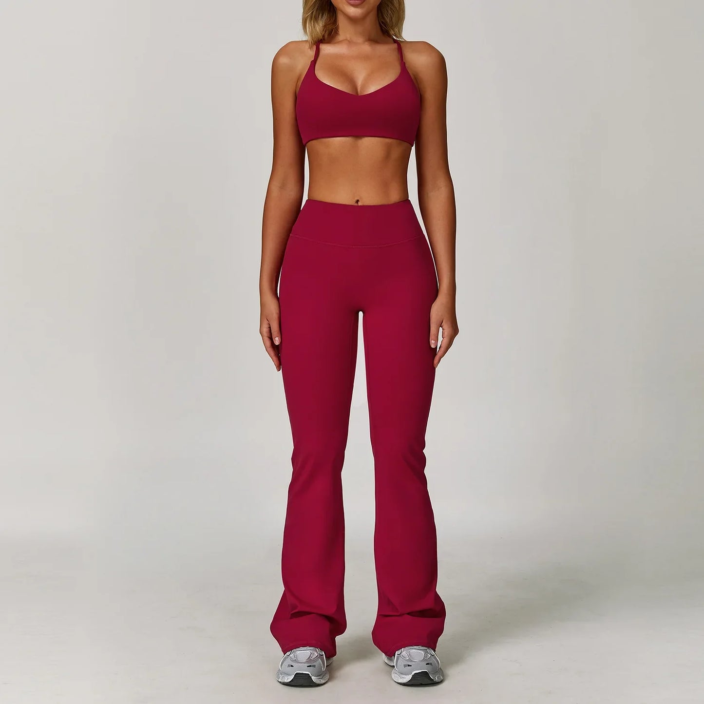 Women’s 2/3-Piece Sports Set – Stylish & Comfortable for Yoga & Running