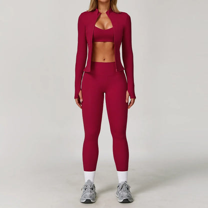 Women’s 2/3-Piece Sports Set – Stylish & Comfortable for Yoga & Running