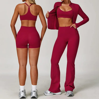 Women’s 2/3-Piece Sports Set – Stylish & Comfortable for Yoga & Running