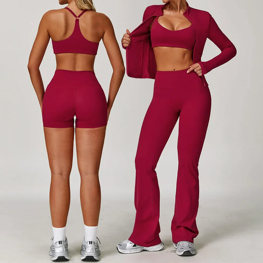 Women’s 2/3-Piece Sports Set – Stylish & Comfortable for Yoga & Running