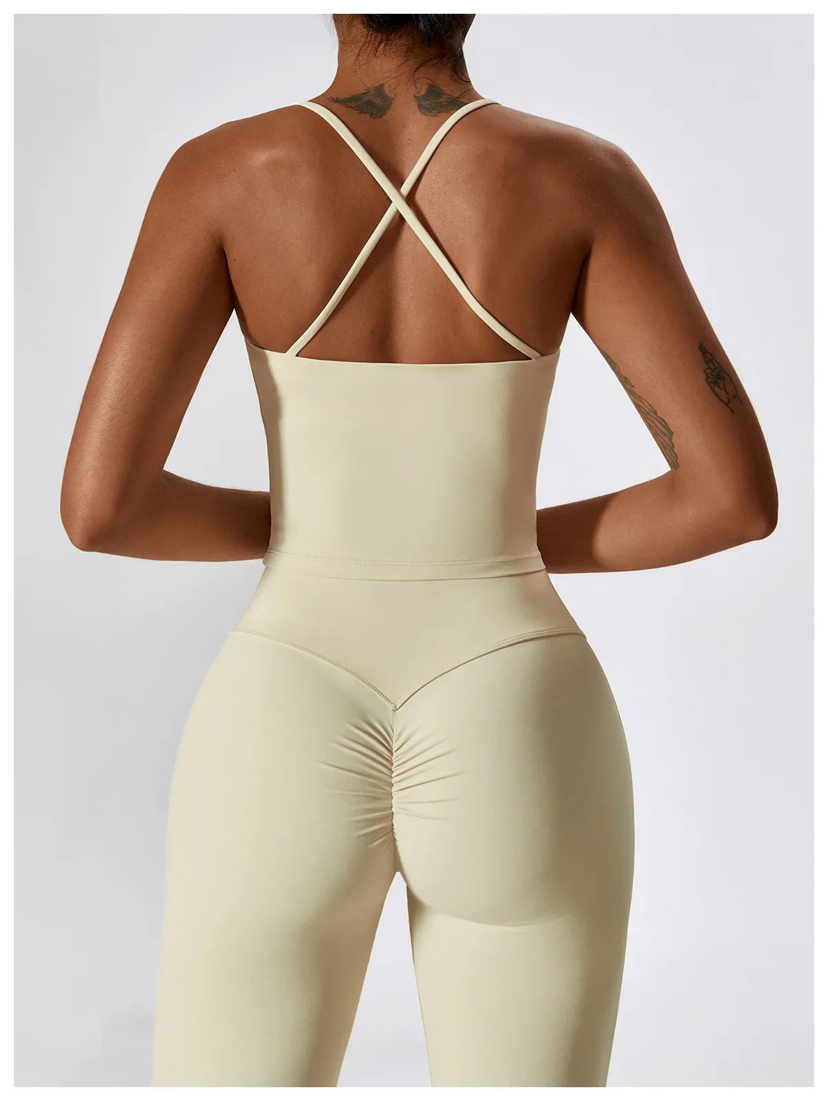 Women's Seamless 2PCS Yoga Set – Long Sleeve Crop Top & Leggings