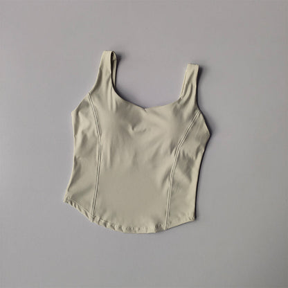 Women’s Seamless Sexy Sports Bra Crop – Sleeveless Tube Top for Street & Activewear