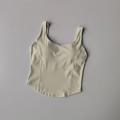 Women’s Seamless Sexy Sports Bra Crop – Sleeveless Tube Top for Street & Activewear