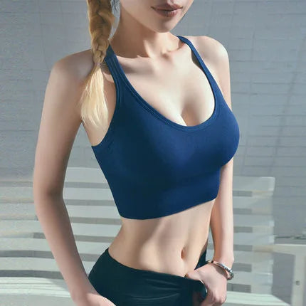 Women’s Fitness Tank - Push-Up Sports Bra