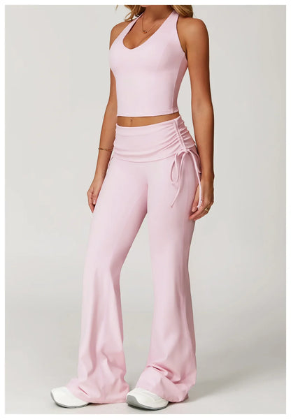 Women’s 2-Piece Yoga Set – High Waist Leggings & Sports Bra