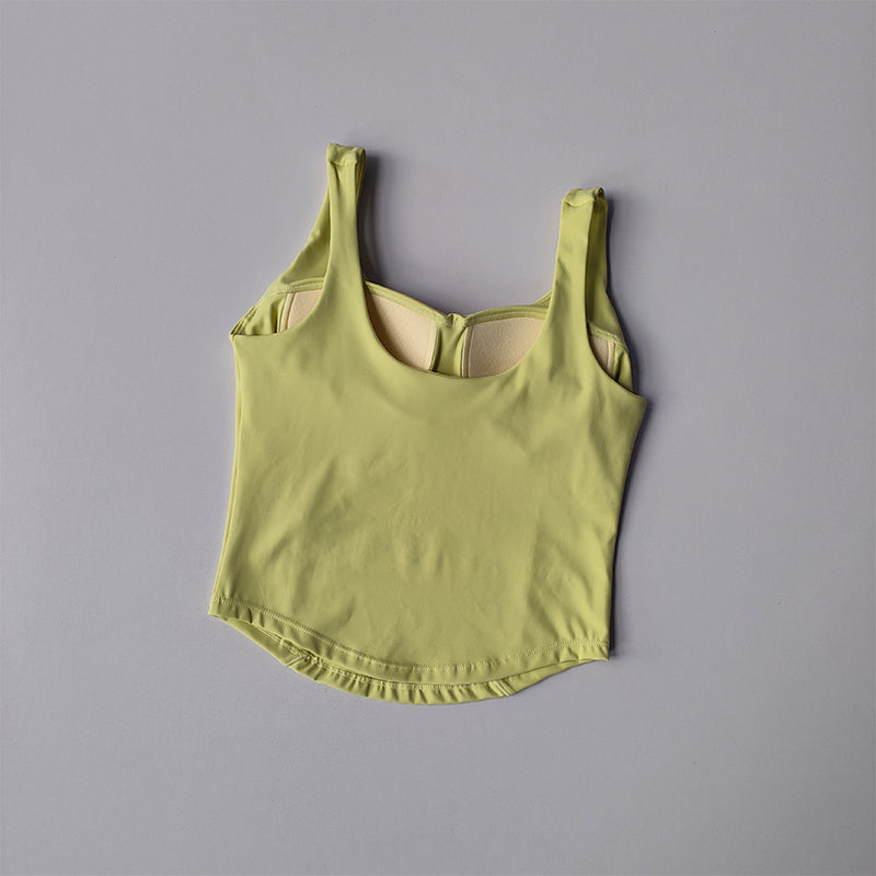 Women’s Seamless Sexy Sports Bra Crop – Sleeveless Tube Top for Street & Activewear