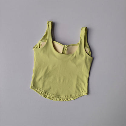 Women’s Seamless Sexy Sports Bra Crop – Sleeveless Tube Top for Street & Activewear