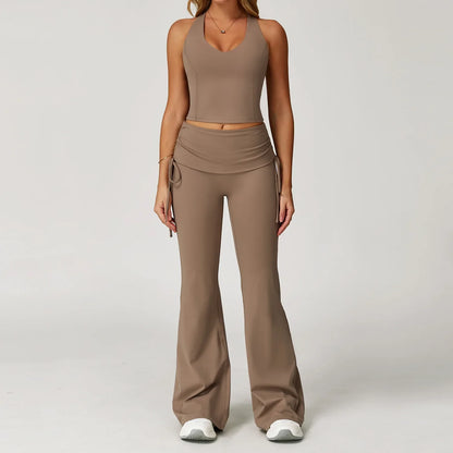 Women’s 2-Piece Yoga Set – High Waist Leggings & Sports Bra