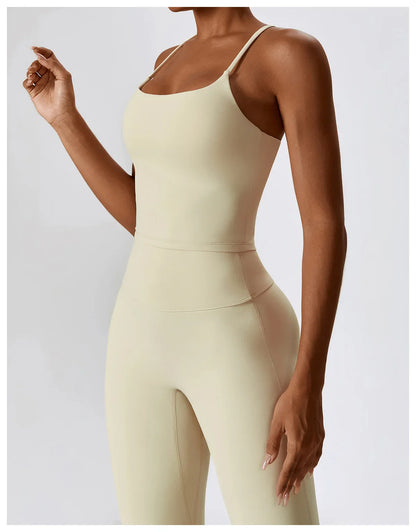 Women's Seamless 2PCS Yoga Set – Long Sleeve Crop Top & Leggings
