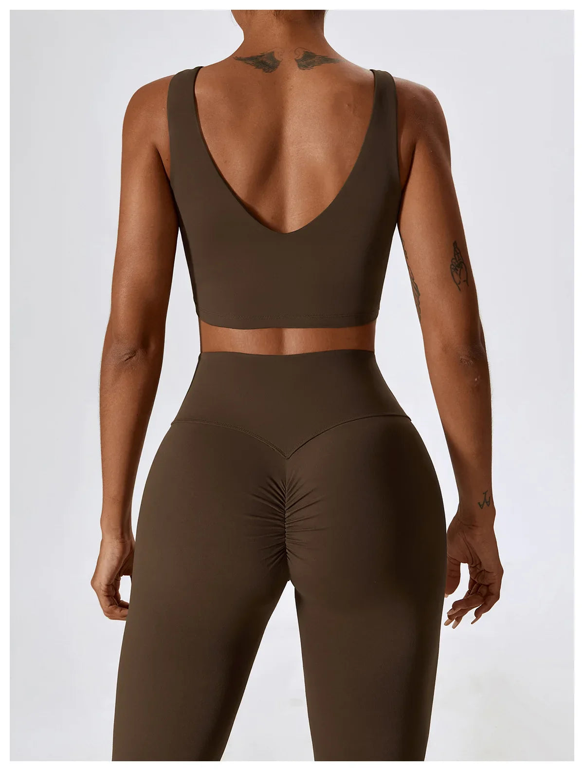 Women's Seamless 2PCS Yoga Set – Long Sleeve Crop Top & Leggings