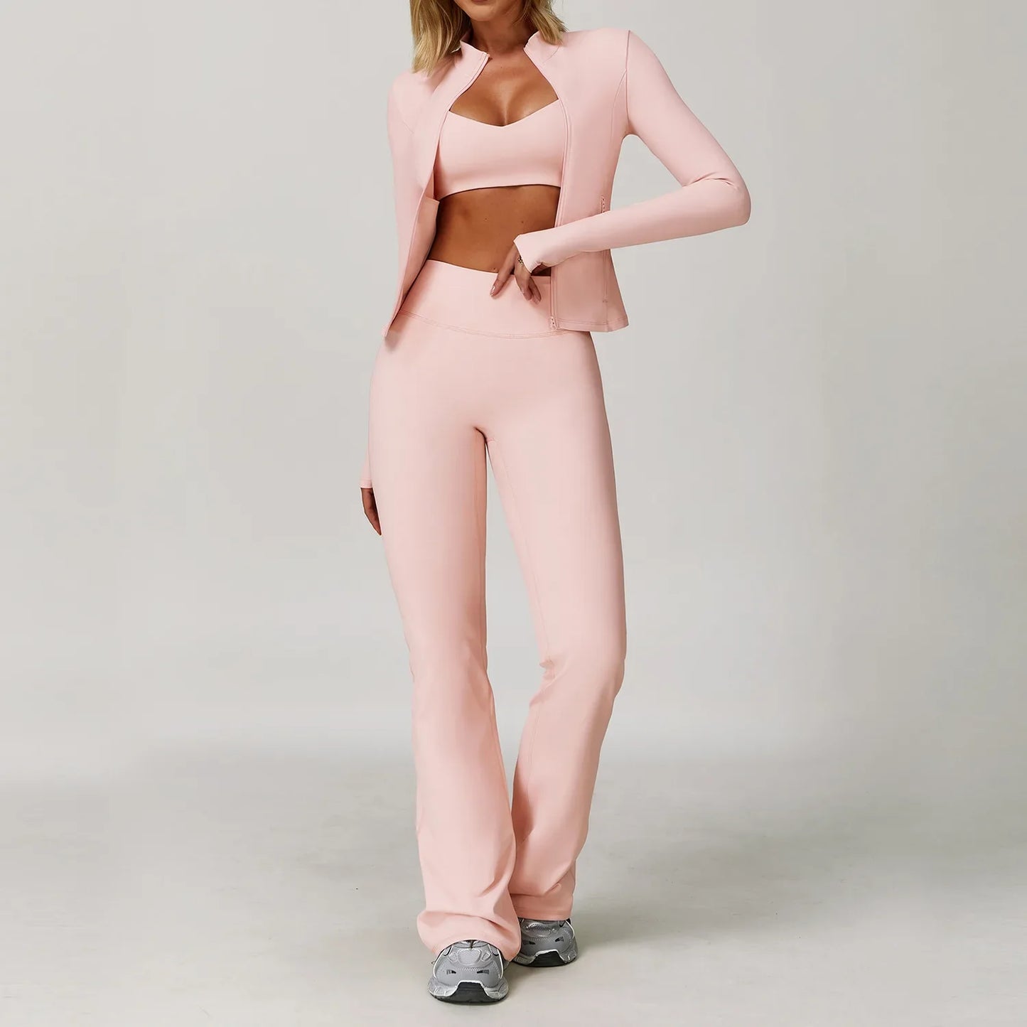 Women’s 2/3-Piece Sports Set – Stylish & Comfortable for Yoga & Running