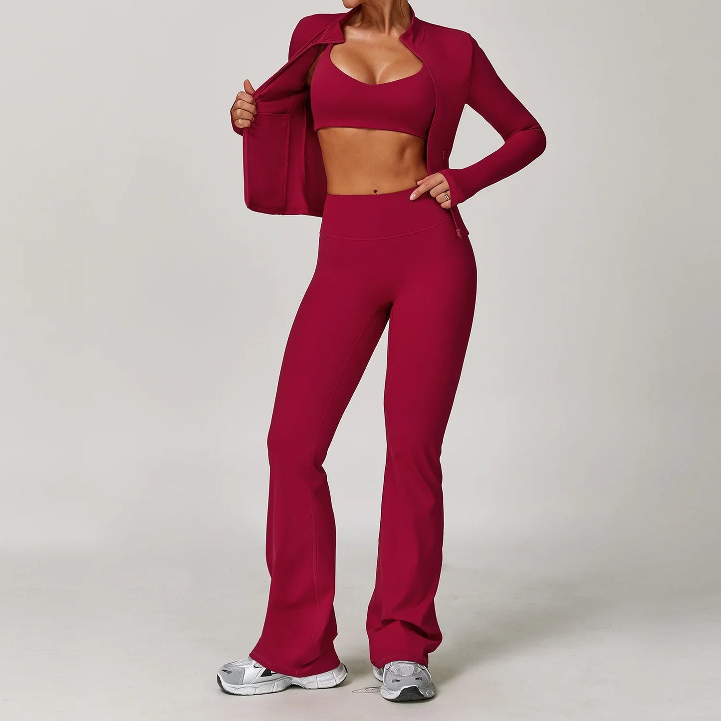 Women’s 2/3-Piece Sports Set – Stylish & Comfortable for Yoga & Running