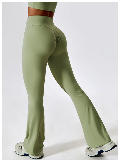 Women's Seamless 2PCS Yoga Set – Long Sleeve Crop Top & Leggings