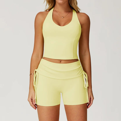 Women’s 2-Piece Yoga Set – High Waist Leggings & Sports Bra