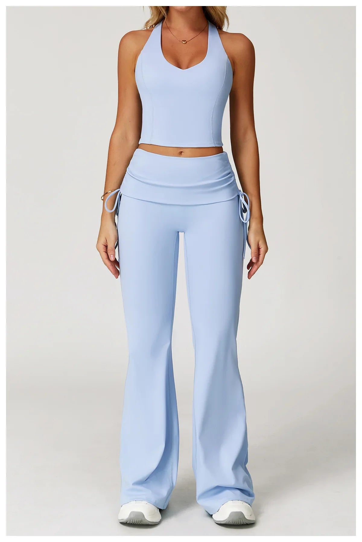 Women’s 2-Piece Yoga Set – High Waist Leggings & Sports Bra