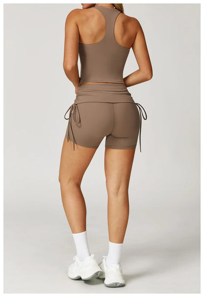 Women’s 2-Piece Yoga Set – High Waist Leggings & Sports Bra