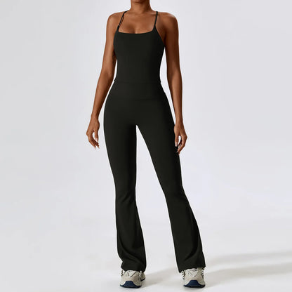Women's Seamless 2PCS Yoga Set – Long Sleeve Crop Top & Leggings