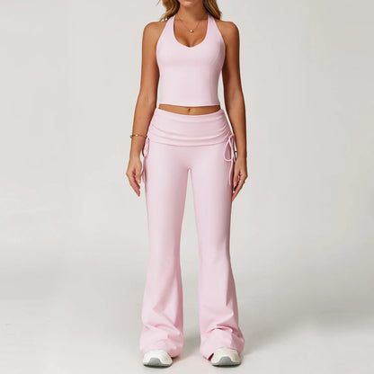 Women’s 2-Piece Yoga Set – High Waist Leggings & Sports Bra