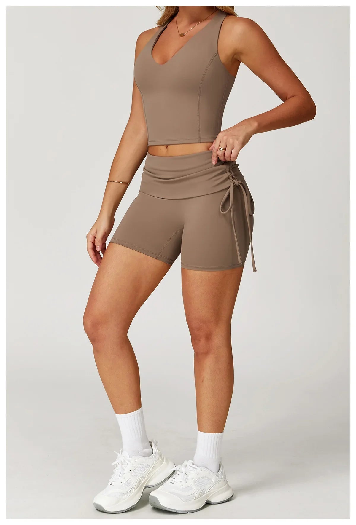 Women’s 2-Piece Yoga Set – High Waist Leggings & Sports Bra