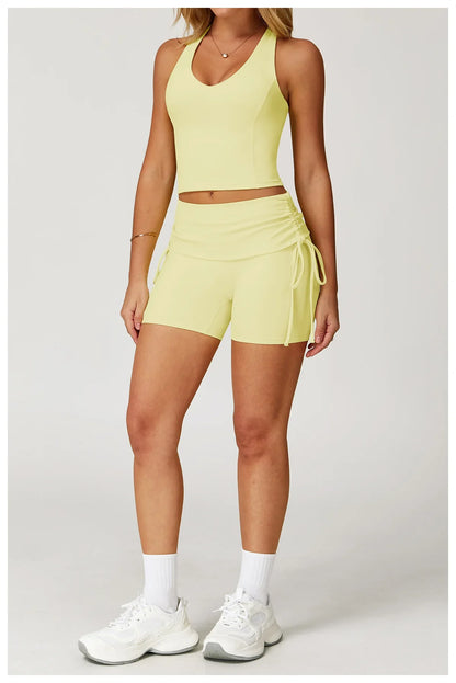 Women’s 2-Piece Yoga Set – High Waist Leggings & Sports Bra
