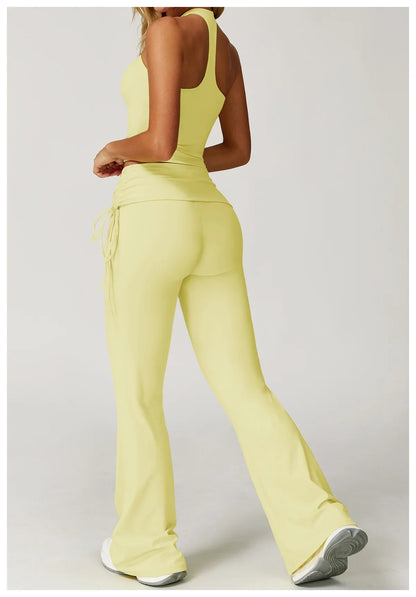 Women’s 2-Piece Yoga Set – High Waist Leggings & Sports Bra