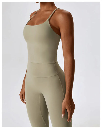 Women's Seamless 2PCS Yoga Set – Long Sleeve Crop Top & Leggings
