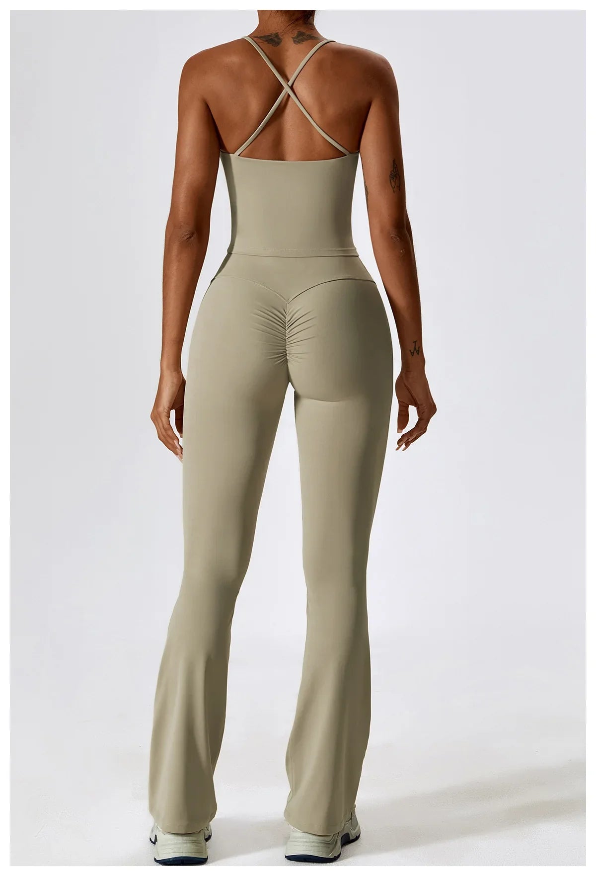 Women's Seamless 2PCS Yoga Set – Long Sleeve Crop Top & Leggings